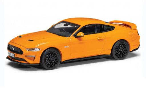 Ford Mustang 1/43 Vanguards GT metallise orange RHD 2022 modellino in miniatura