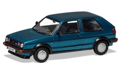 Volkswagen Golf 1/43 Vanguards MkII GTi 16V metallico blu RHD modellino in miniatura
