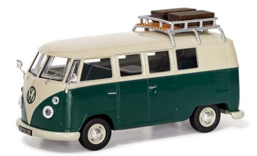 Volkswagen T1 1/43 Vanguards 1500 SP Devon Caravette (Type 2) verde/bianco RHD avec Rack de toit modellino in miniatura