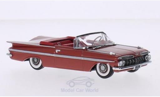 Chevrolet Impala 1959 1/43 Vitesse Convertibile metallico rosso 1959 modellino in miniatura
