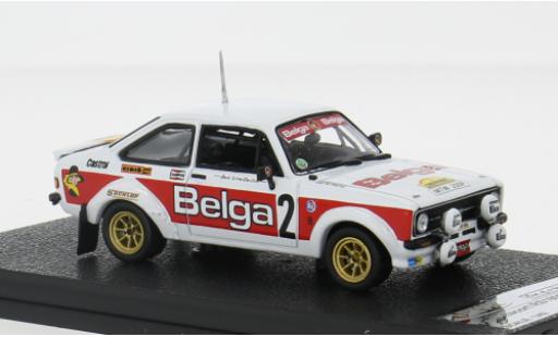 Ford Escort 1/43 Vitesse MKII RS 1800 No.2 Belga Rallye du Condroz 1979 1:43 modellino in miniatura