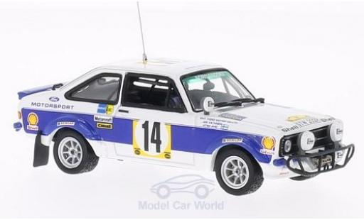 Ford Escort MKI 1/43 Vitesse MKII RS1800 No.14 Safari Rally 1977 A.Vantanen/A.Aho modellino in miniatura