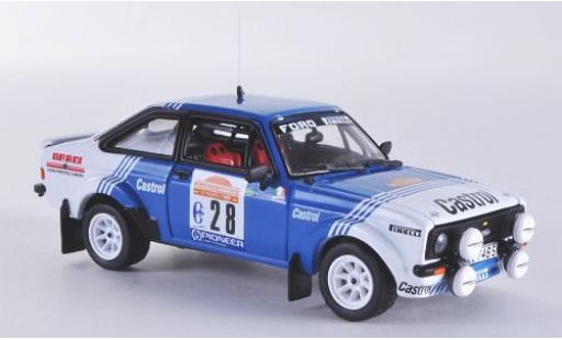 Ford Escort 1/43 Vitesse MKII RS1800 No.28 Castrol Rallye Sanremo 1981 modellino in miniatura