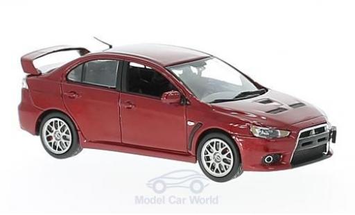 Mitsubishi Lancer 1/43 Vitesse Evo X Final Edition metallico rosso modellino in miniatura