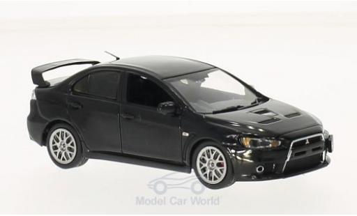 Mitsubishi Lancer 1/43 Vitesse Evo X Final Edition nero modellino in miniatura
