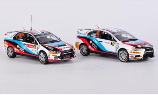 Mitsubishi Lancer 1/43 Vitesse Evolution IX & X PWRC Champion Boxset A.Araujo/M.Ramalho modellino in miniatura