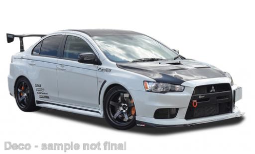 Mitsubishi Lancer 1/43 Vitesse évolution X metallise bianco modellino in miniatura