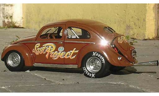 Volkswagen Kafer Drag Run 1/18 Burago last project modellini auto