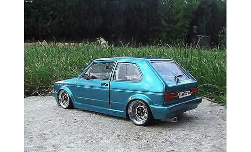 Volkswagen Golf GTI 1/18 Solido swap 16s de 1982 modellini auto