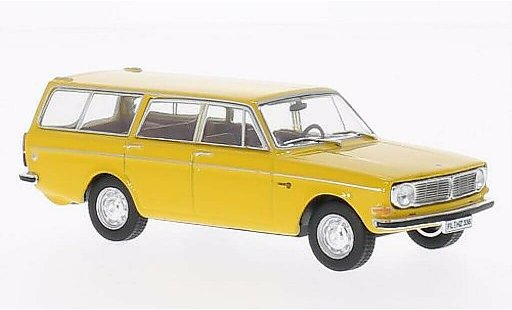 Volvo 145 Base 1/43 WhiteBox giallo 1973 modellini auto