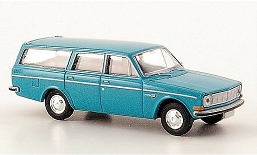 Volvo 145 Base 1/87 Brekina Station wagon turchese modellini auto