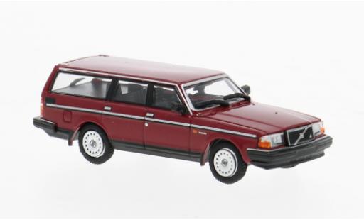 Volvo 240 1/87 Minichamps GL Break rot 1:87 modellino in miniatura