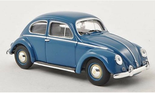 Volkswagen 1200 Base 1/43 Minichamps Kafer blu 1953 modellini auto