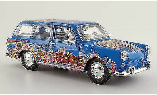 Volkswagen 1600 Variant 1/24 Maisto blu con Dekor modellini auto