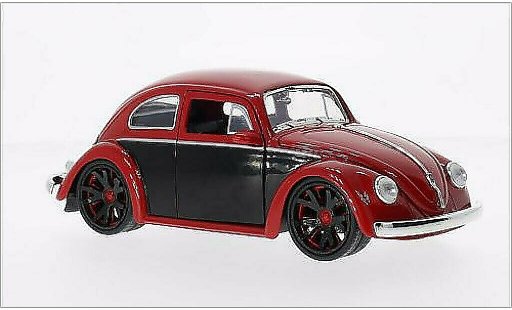 Volkswagen Beetle Base 1/24 Jada Toys (Kafer) Tuning rosso/nero 1959 modellini auto