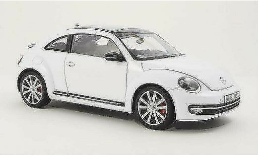 Volkswagen Beetle Base 1/18 Welly bianco 2012 modellini auto