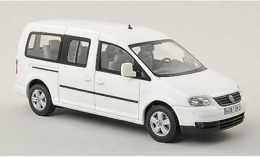 Volkswagen Caddy Maxi Life Base 1/43 Minichamps Maxi Life bianco modellini auto