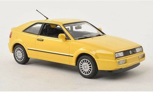 Volkswagen Corrado G60 1/43 Minichamps giallo 1990 modellini auto