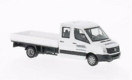 Volkswagen Crafter Base 1/87 Herpa DoKa pianale Wasel Krane 2011 modellini auto