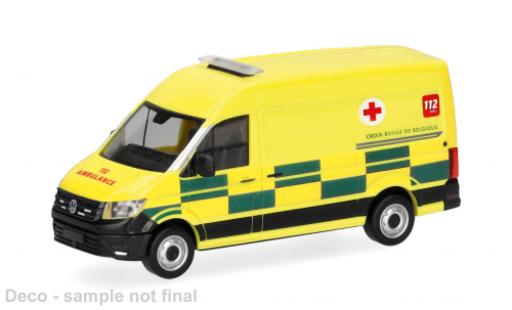 Modellini auto Volkswagen Crafter Kasten HD Ambulance Croix Rouge (BE) 1/87 Herpa