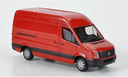Volkswagen Crafter Kasten 1/87 Herpa furgone HD rosso 2011 modellini auto