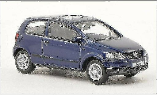 Volkswagen Fox Base 1/87 Norev blu 2005 modellini auto