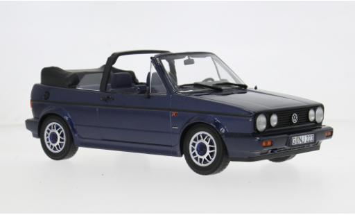 Volkswagen Golf 1/18 Norev Cabriolet Quartett blau 1992 1:18 modellino in miniatura