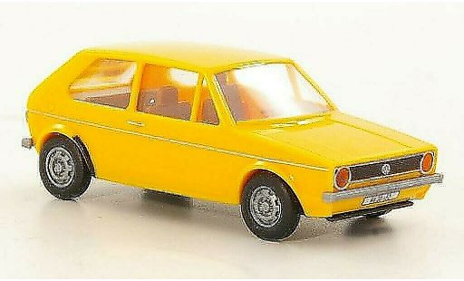 Volkswagen Golf Base 1/87 Brekina giallo DDR modellini auto