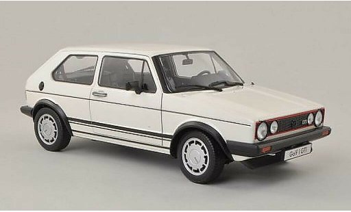 Volkswagen Golf GTI 1/18 Welly bianco 1982 modellini auto