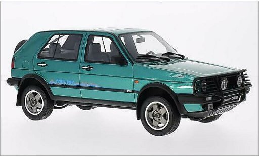 Volkswagen Golf Country 1/18 Ottomobile metallicoo verde modellini auto