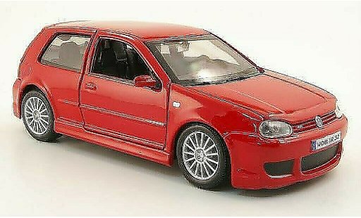 Volkswagen Golf R32 1/24 Maisto rosso 2006 modellini auto