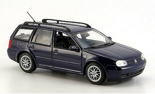 Volkswagen Golf Variant 1/43 Minichamps blu 1999 modellini auto