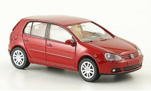 Volkswagen Golf Base 1/87 Wiking rosso 5-Turer 2003 modellini auto