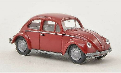 Volkswagen Kafer Base 1/87 Wiking 1200 rosso modellini auto