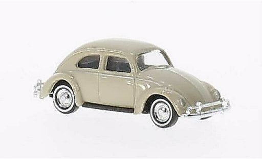 Volkswagen Kafer Base 1/87 Busch beige Ovalfenster Exportmodell modellini auto