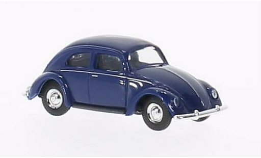Volkswagen Kafer Base 1/87 Busch blu Brezelfenster 1951 modellini auto