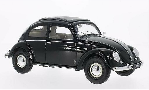 Volkswagen Kafer Base 1/18 Welly Brezelfenster nero 1950 modellini auto
