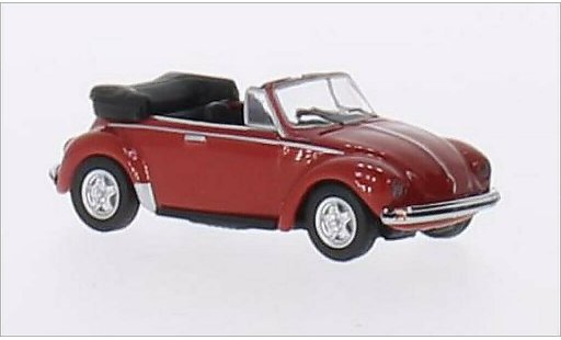 Volkswagen Kafer Cabriolet 1/87 Schuco Cabrio rosso modellini auto