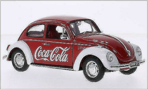 Volkswagen Kafer Base 1/24 Oxford Coca-Cola modellini auto