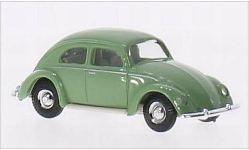 Volkswagen Kafer Base 1/87 Busch verde 1946 modellini auto