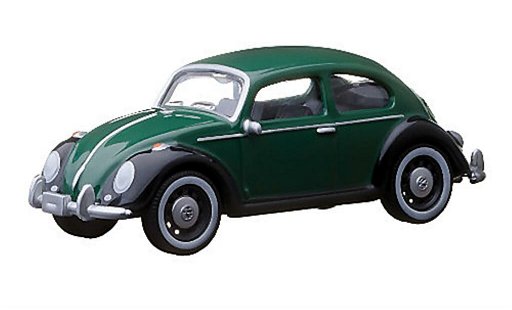 Volkswagen Kafer Base 1/64 Greenlight verde/nero modellini auto