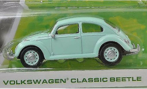 Volkswagen Kafer Base 1/64 Greenlight turchese modellini auto