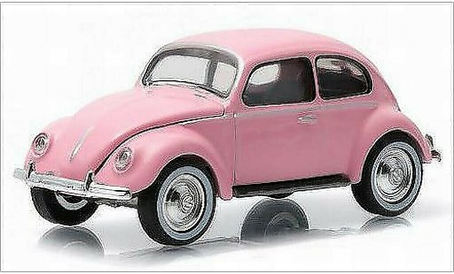 Volkswagen Kafer Base 1/64 Greenlight rosa 1949 modellini auto