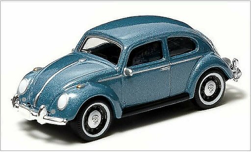 Volkswagen Kafer Base 1/64 Greenlight metallicoo blu modellini auto