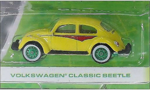 Volkswagen Kafer Base 1/64 Greenlight Special Version giallo modellini auto