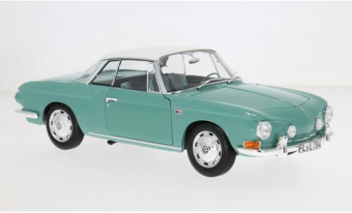 Volkswagen Karmann 1/18 Norev Ghia Typ 34 t&uuml;rkis/weiss 1961 1:18 modellino in miniatura
