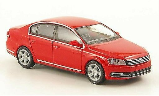 Volkswagen Passat B7 1/87 Wiking Berlina rosso modellini auto