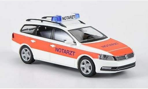 Volkswagen Passat B7 1/87 Wiking Variant Notarzt modellini auto
