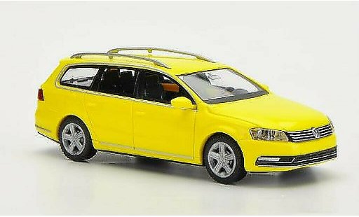 Volkswagen Passat B7 1/87 Wiking Variant giallo modellini auto
