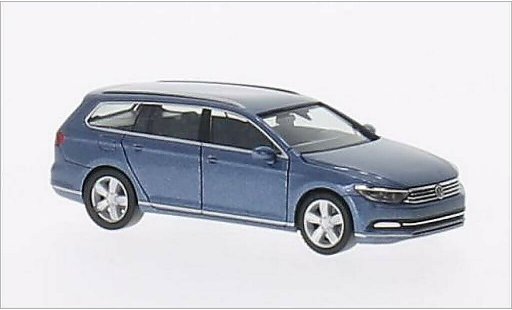 Volkswagen Passat B7 1/87 Herpa Variant metallicoo blu 2014 modellini auto